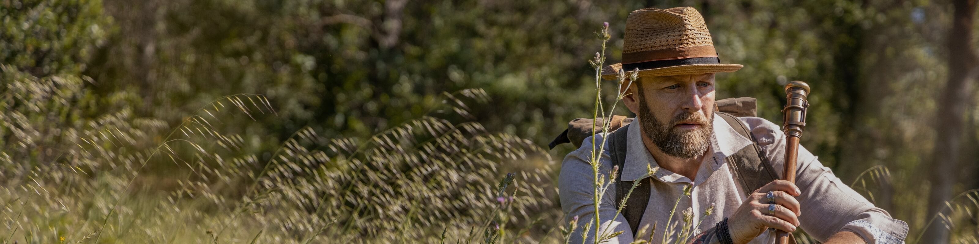 Dr. Killigan's in field researching insects